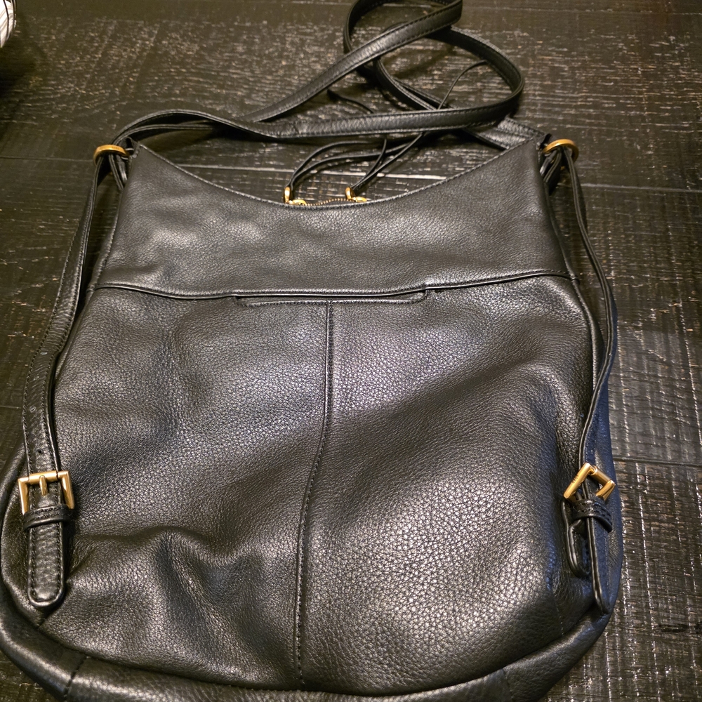 HOBO Black Convertible Backpack - Picture 3 of 4
